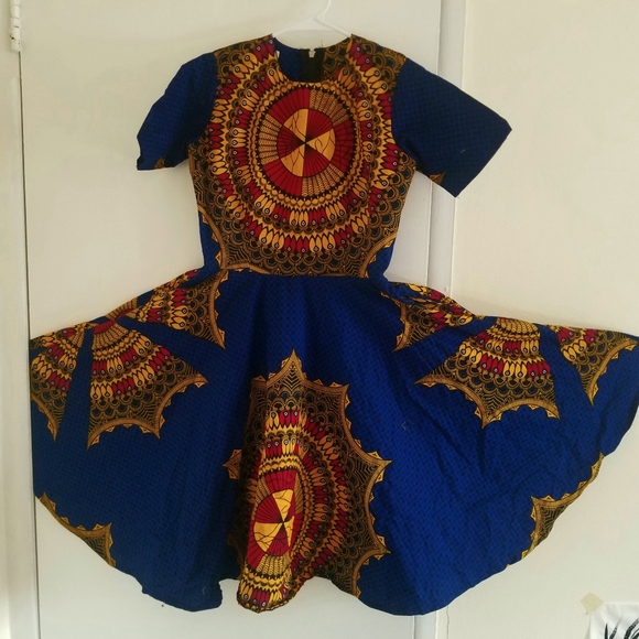 Mae Otti African Print Dress - Picture 1 of 2